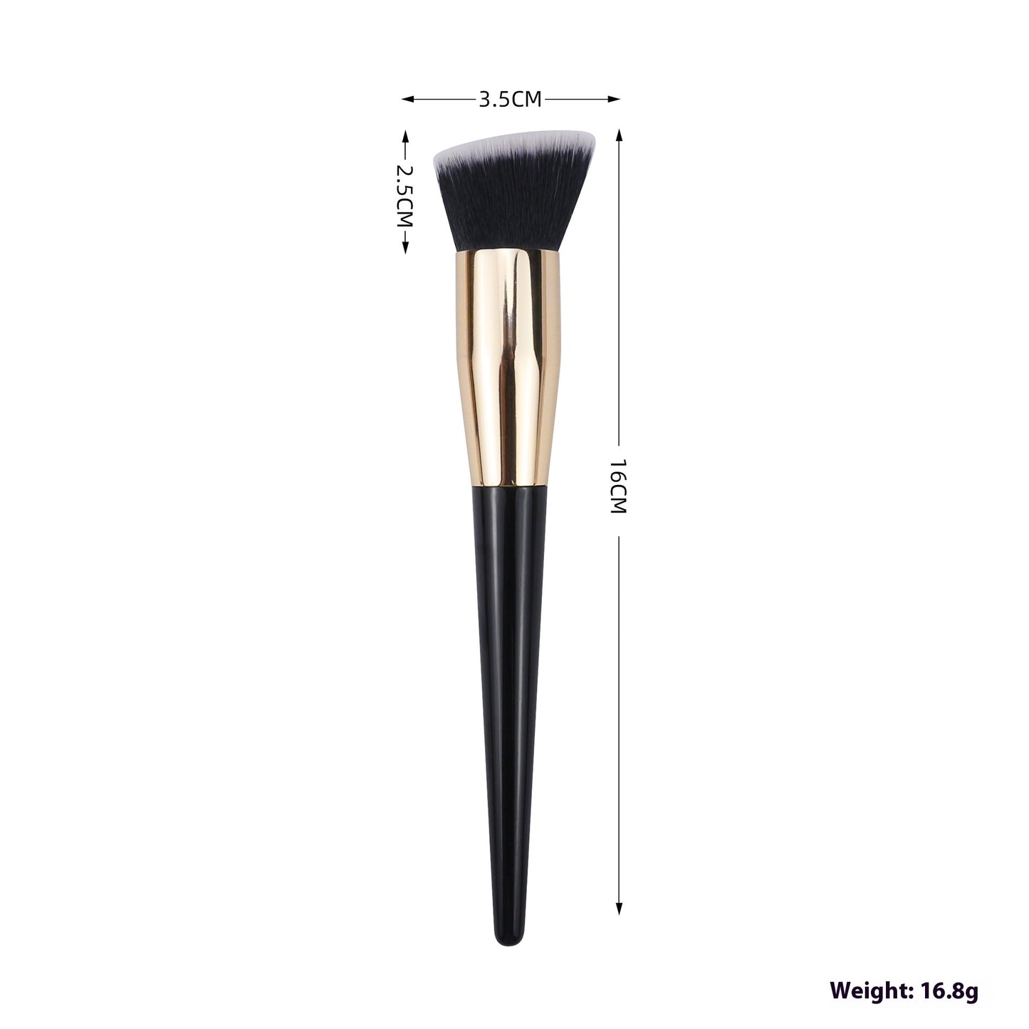 Single Foundation Brush Oblique Flat Head Smear-proof Makeup