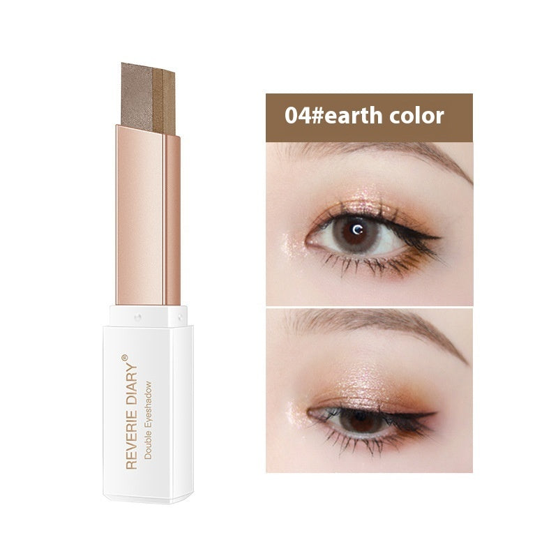 Shake Rotary Velvet Gradient Two-color Eye Shadow Stick