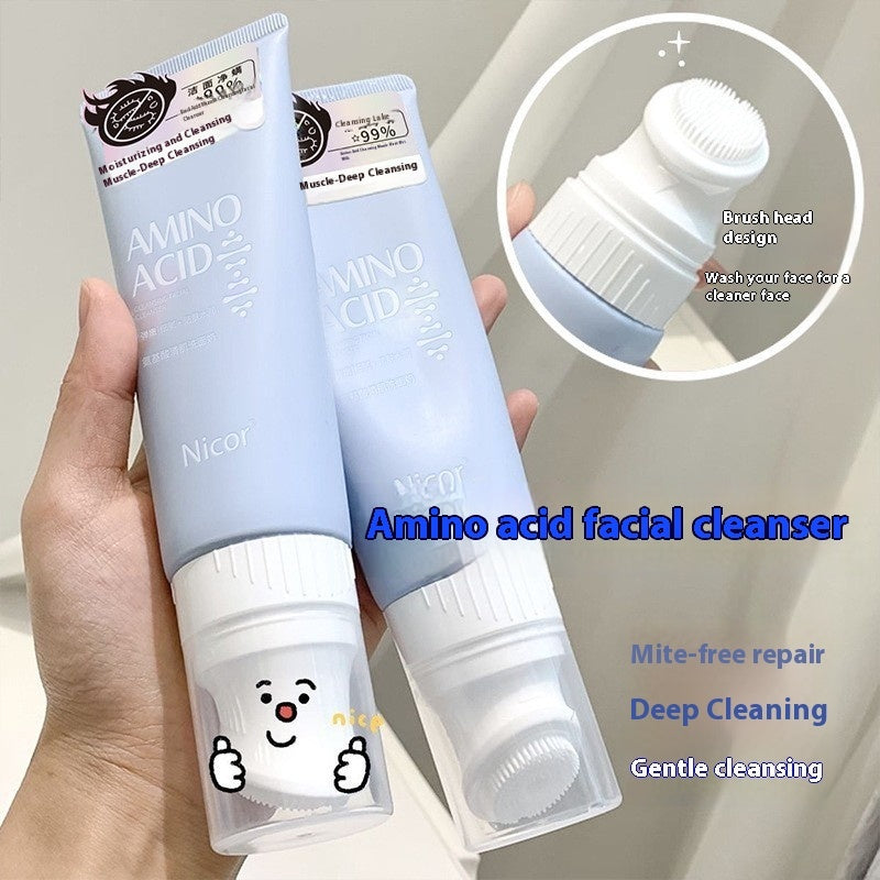 Nicoryin Bruch Head Facial Cleanser 120mL Oil Control BA Amino Acid