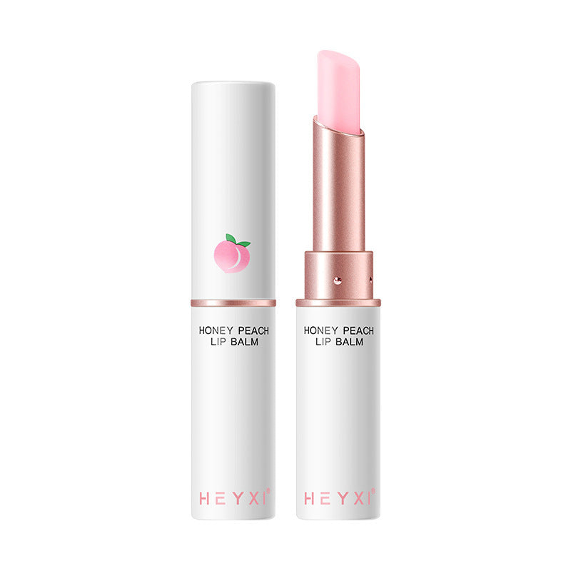 Honey Peach Lip Balm Temperature Change Lipstick Moisturizing And Nourishing Lasting