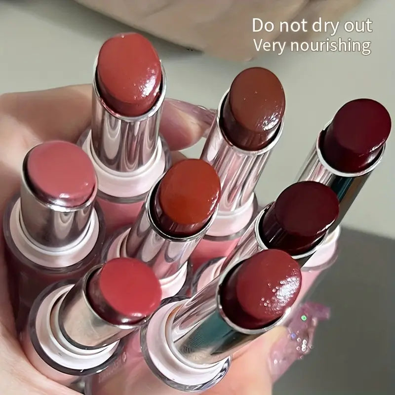 8-Color Liquid Lipstick Set with Hydrating Formula