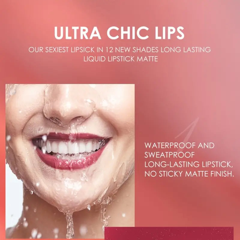 6-Color Matte Lip Liner and Lipstick Gift Set