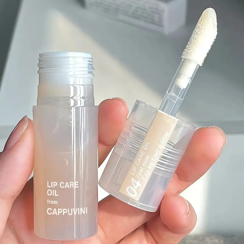 Hydrating Transparent Lip Care Oil for Nourished Lips