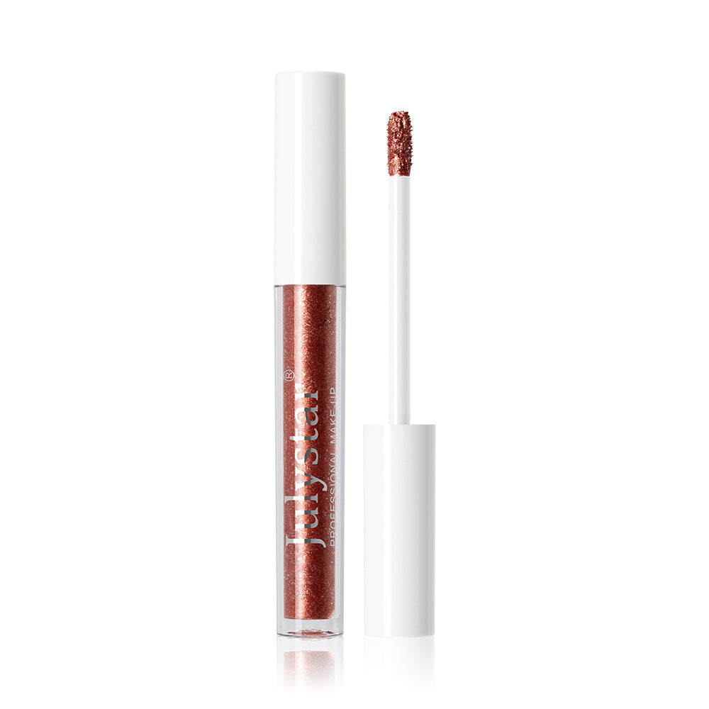 Eye Makeup Ten Colors Thin And Glittering Brightening Liquid Eye Shadow