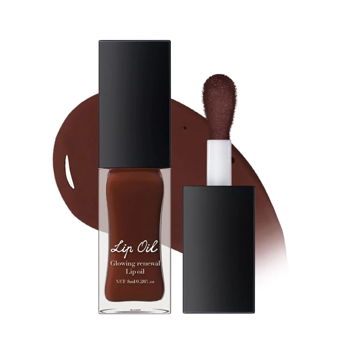TEEROVA Lip Glow Oil Hydrating Lip Oil Gloss No-sticky Moisturizing & Nourishing Lip Plumper Gloss (#4 Jam)