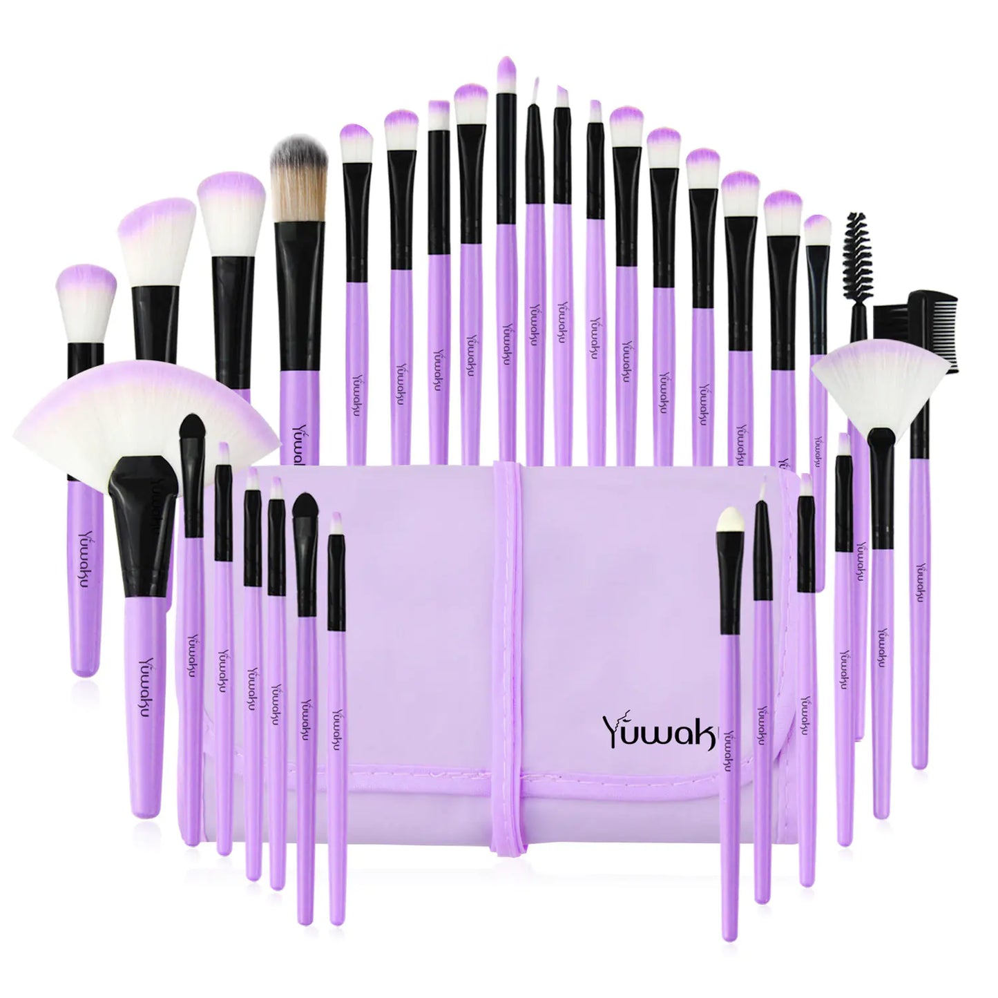32-Piece Makeup Brush Set for Beauty and Cosmetics