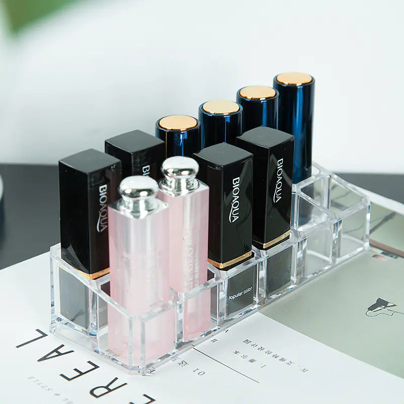 Acrylic Makeup Organizer Box for Lipsticks and Cosmetics