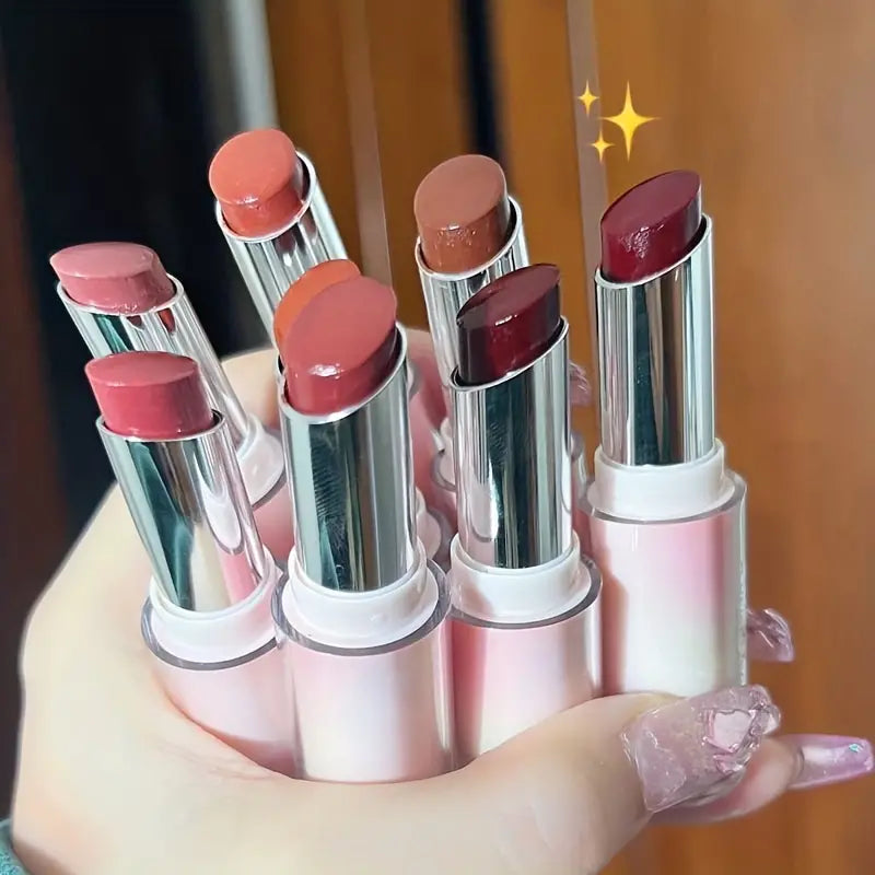 8-Color Liquid Lipstick Set with Hydrating Formula