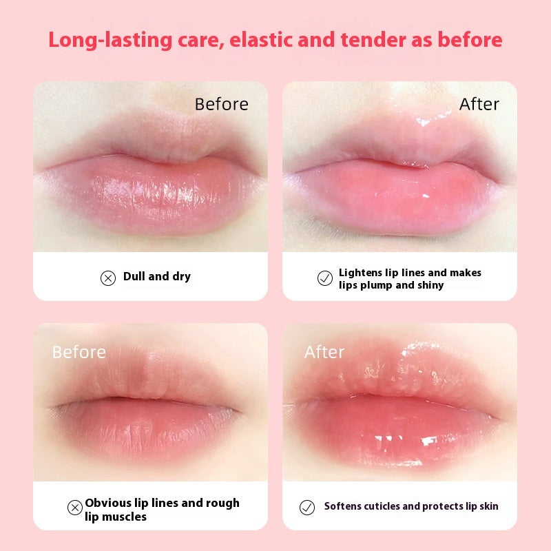 Honey Peach Lip Balm Temperature Change Lipstick Moisturizing And Nourishing Lasting