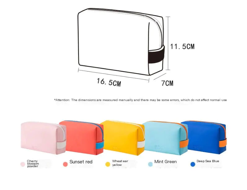 Personalized Waterproof Makeup Bag for Travel and Cosmetics