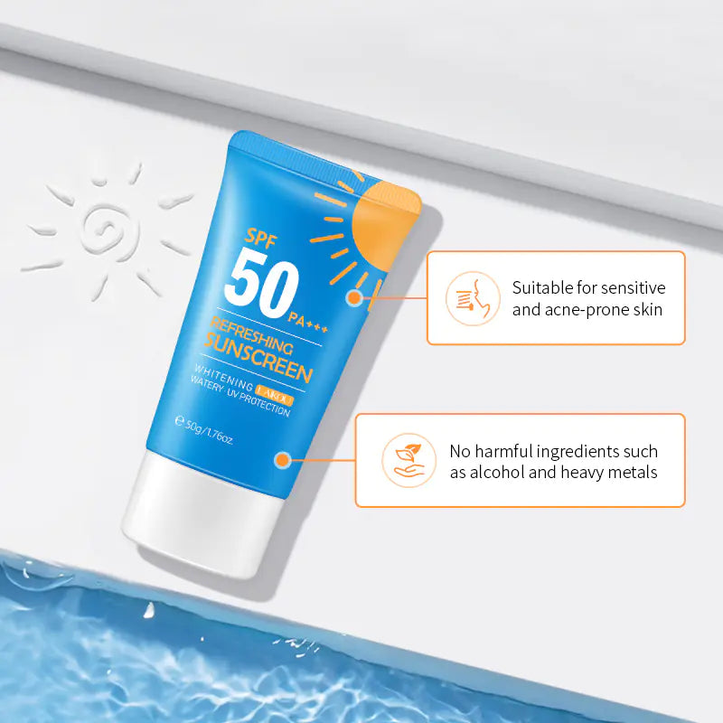 Moisturizing Whitening Sunscreen for Facial Skin Care