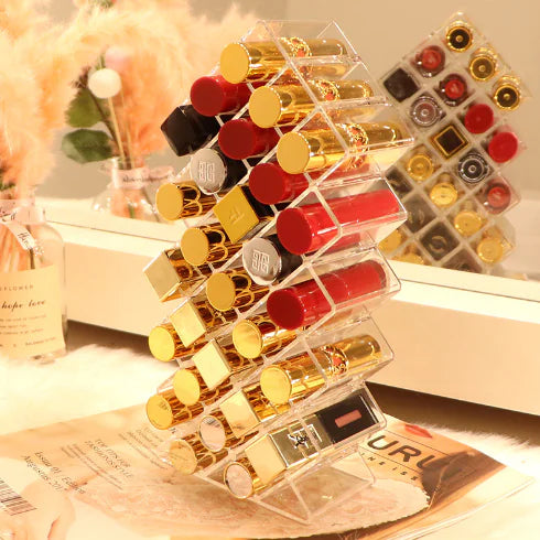 Lipstick Organizer Box for Dorm and Cosmetics Storage