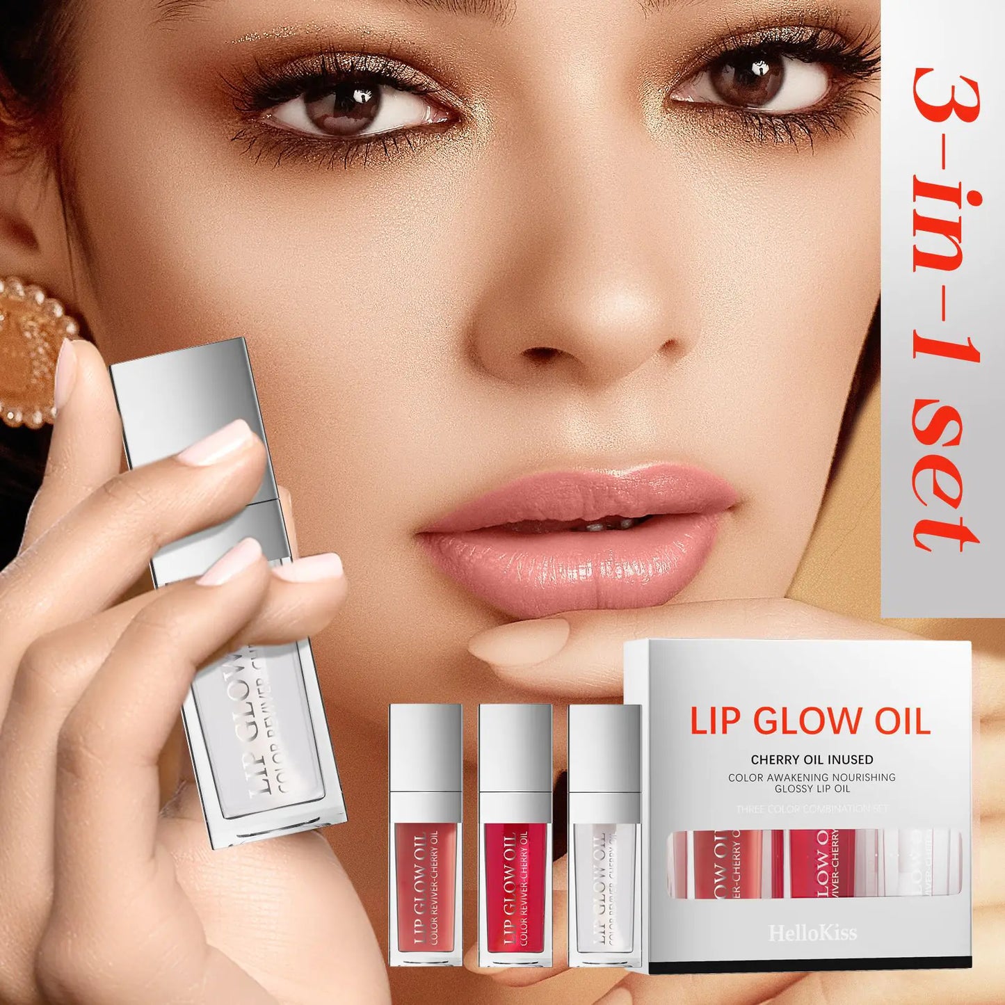 No Stain Lip Gloss Set - Moisturizing and Nourishing