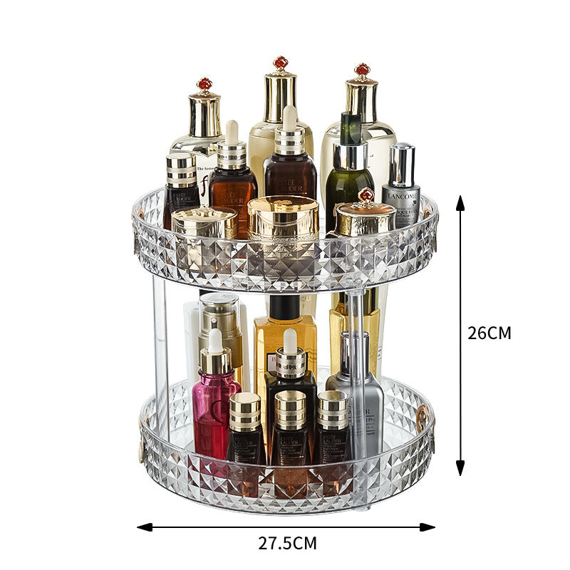 Cosmetic Rotating Storage Rack Shelf