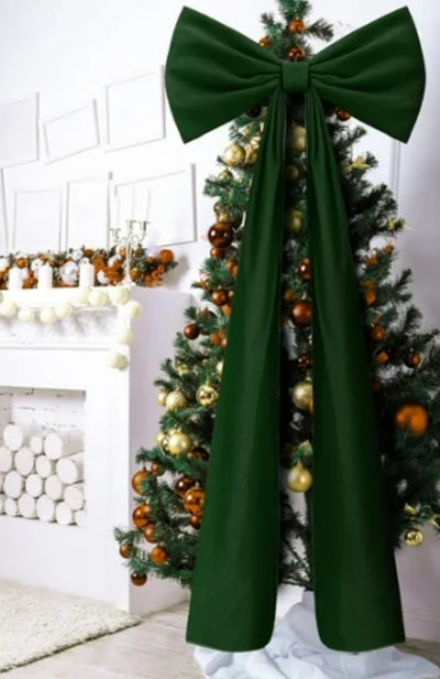 Home Oversized Velvet Bow Christmas Decoration