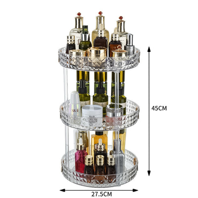 Cosmetic Rotating Storage Rack Shelf