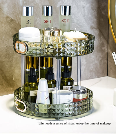 Cosmetic Rotating Storage Rack Shelf