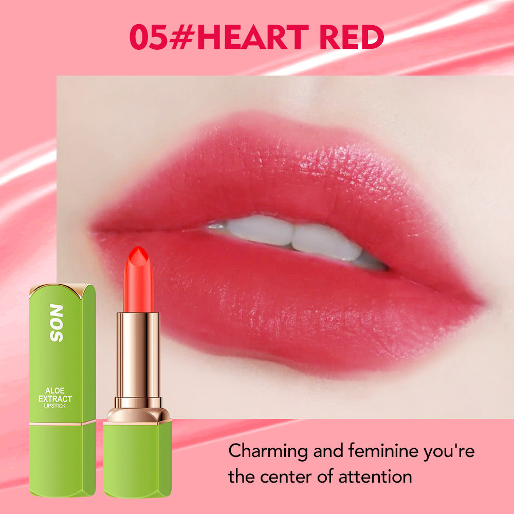 Aloe Temperature Change Lipstick Lip Balm No Stain On Cup