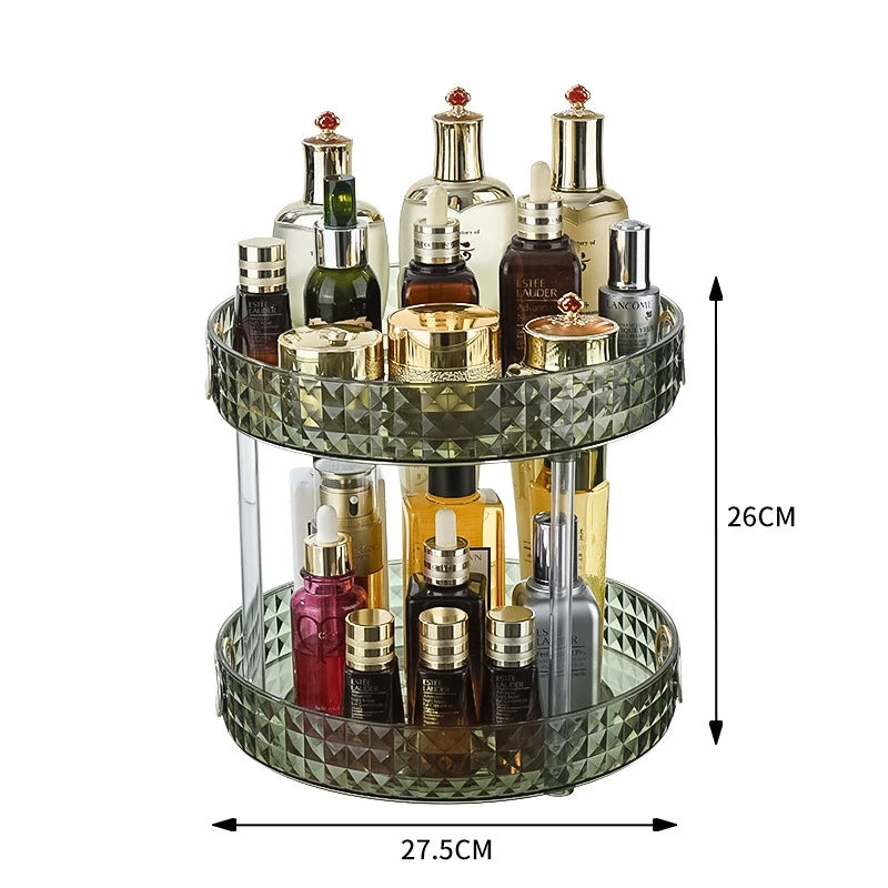 Cosmetic Rotating Storage Rack Shelf