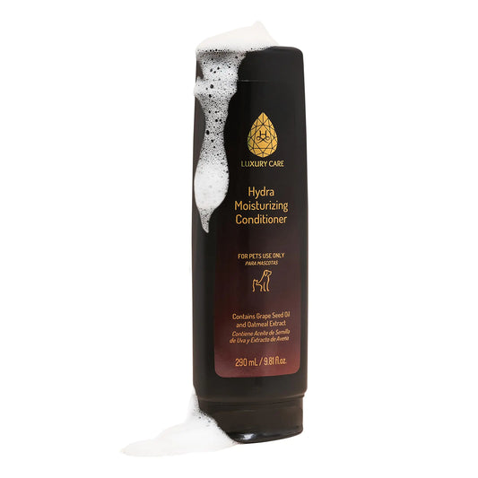 Hydra Luxury Care Moisturizing Dog Conditioner Pet Grooming Conditioner Infused with Hydrating Oatmeal Extract 9.81-Ounce Bottle