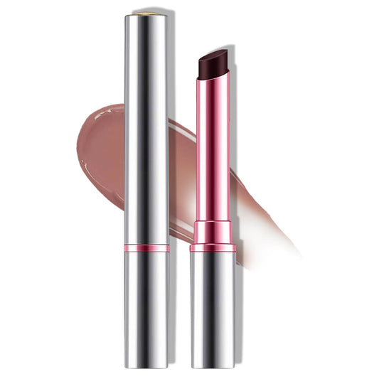 IONSGAKO Tinted Black Lip Balm Hydrating Sheer Lipstick Natural Glossy Finish Lip Gloss for Women Buildable Lip Color Moisturizing Lip Care Balm for Dry Lips Vegan & Cruelty-Free Black Candy