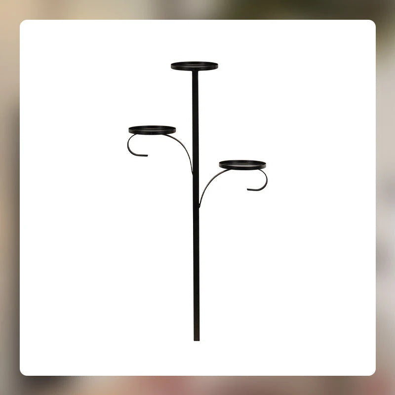 Christmas Candlestick Tree Top Wrought Iron Decoration