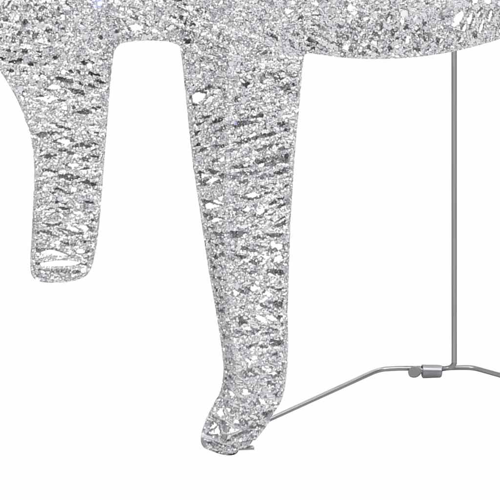 Christmas Decoration Reindeer & Sleigh 60 LEDs Outdoor