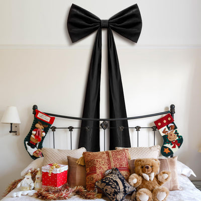 Home Oversized Velvet Bow Christmas Decoration