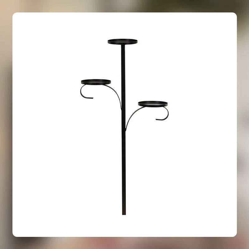 Christmas Candlestick Tree Top Wrought Iron Decoration