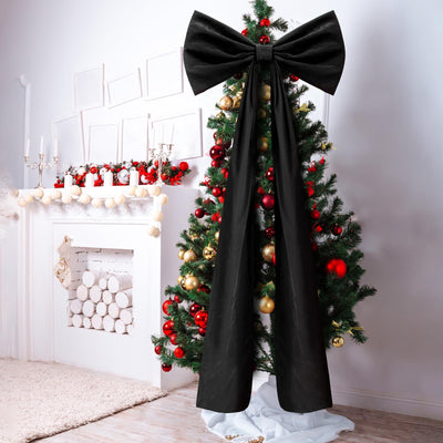 Home Oversized Velvet Bow Christmas Decoration