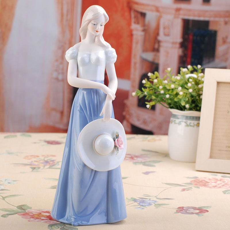 Ceramic Doll Modern Home Decoration Handicraft